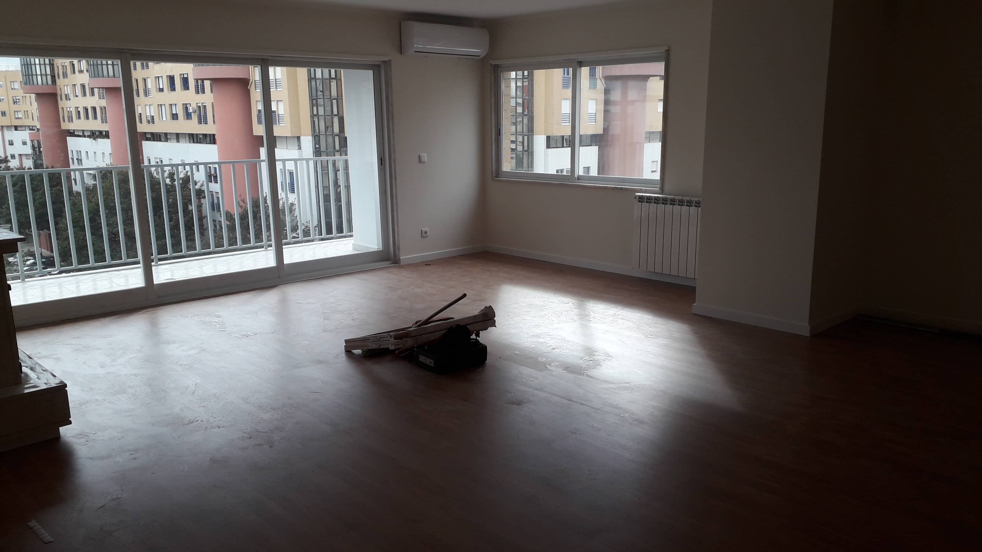 Ch&atilde;o de soalho flutuante