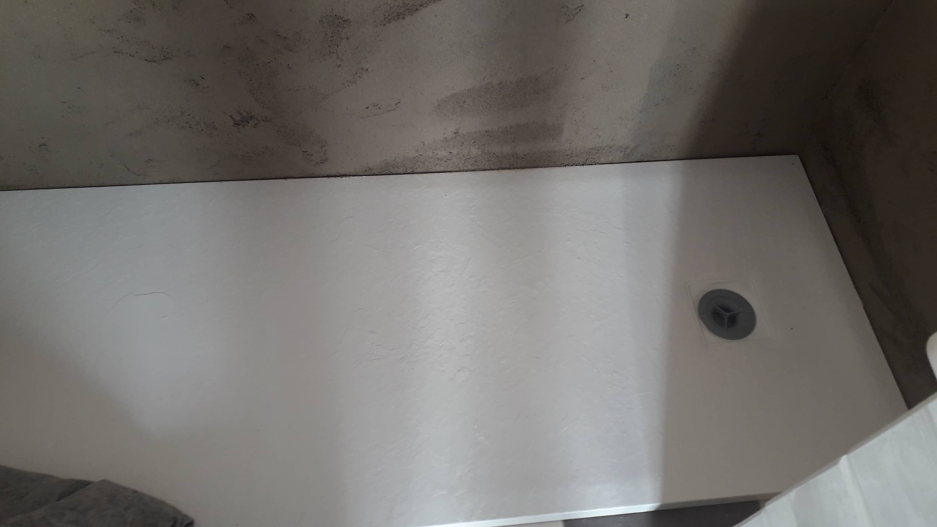 Instala&ccedil;&atilde;o de base de duche