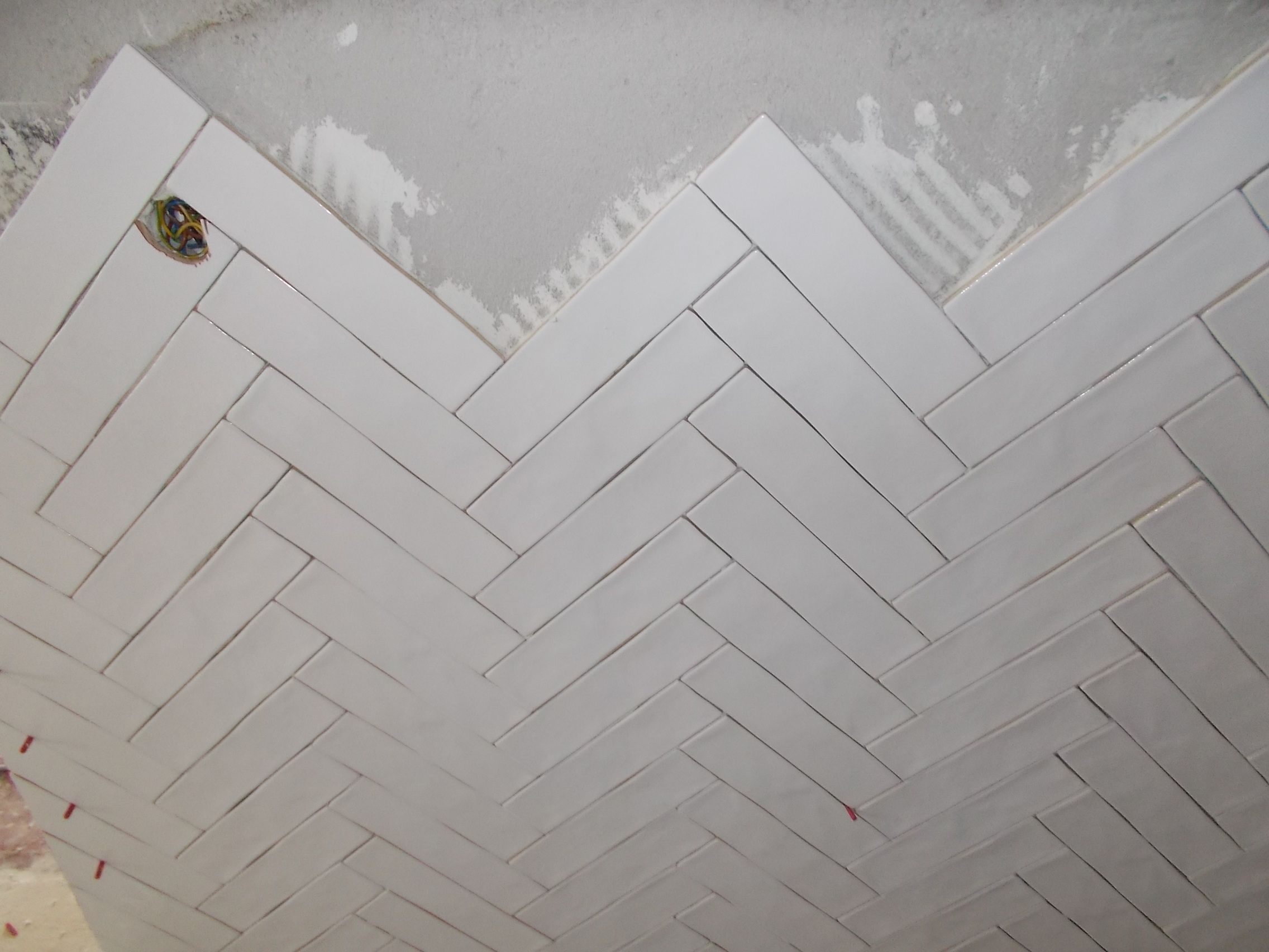 Fotografia de assentamento de azulejo