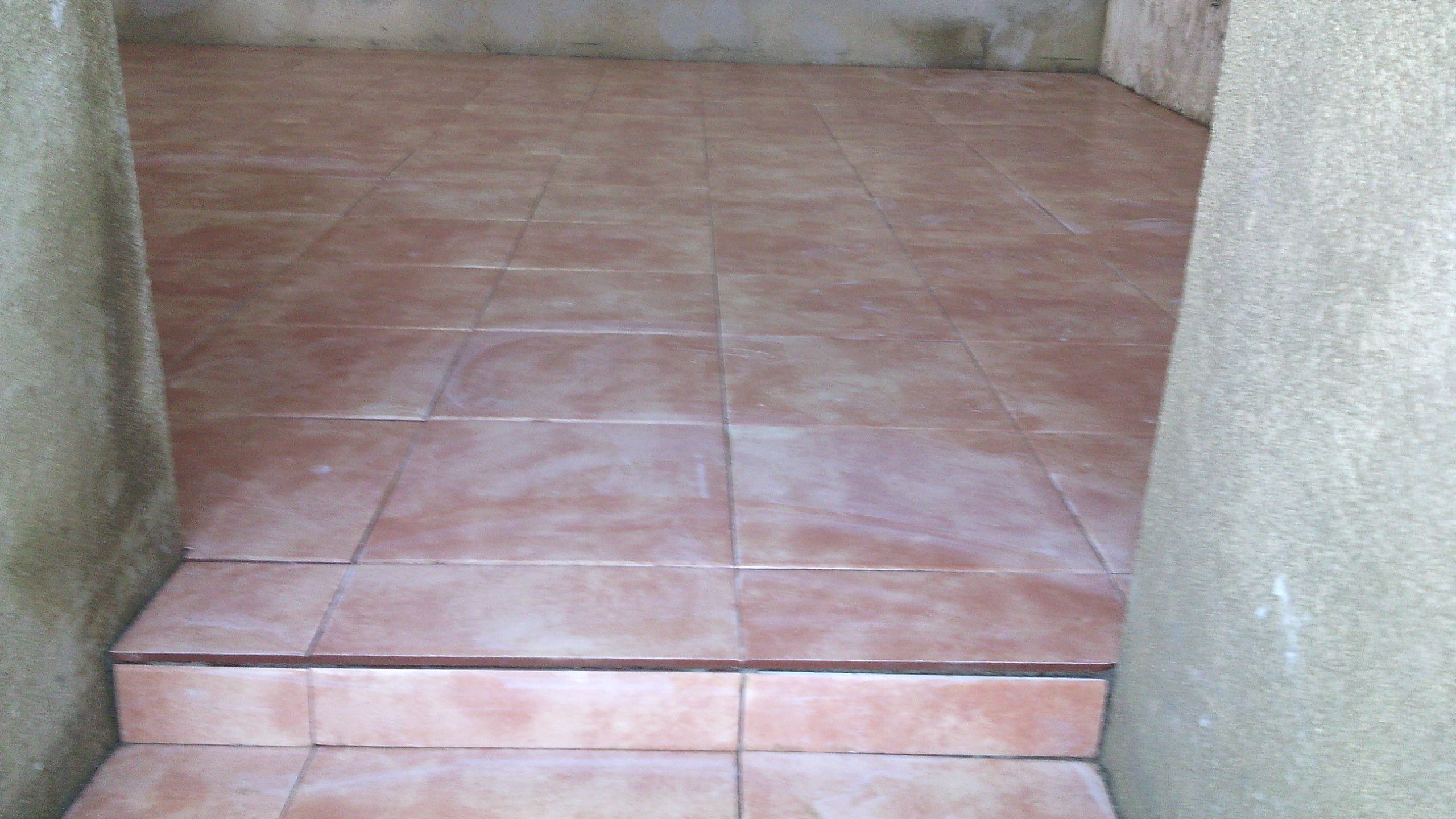 Fotografia de mosaicos assentados